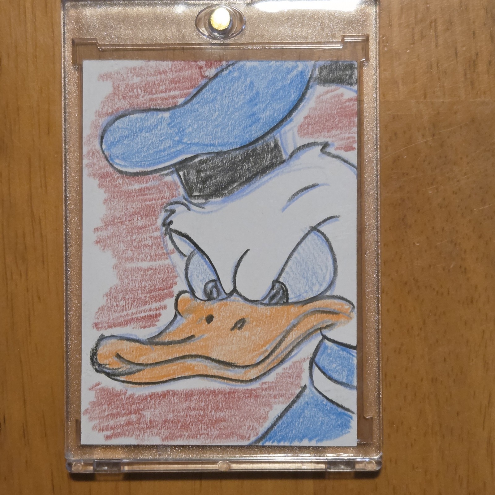 Nate Rosado 1/1 Hand Drawn DONALD DUCK Sketch Card Signed 2026 from DISNEY