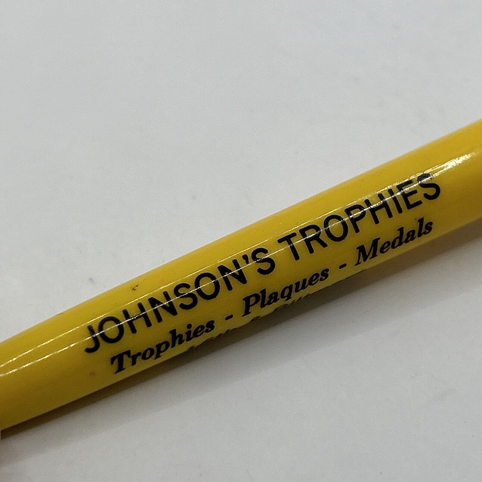 VTG Ballpoint Pen Johnson\'s Trophies Muncie Indiana