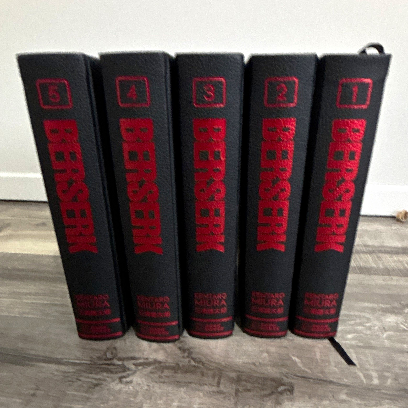 Berserk Deluxe Edition Hardcover Manga Lot Vol 1-5 Kentaro Miura