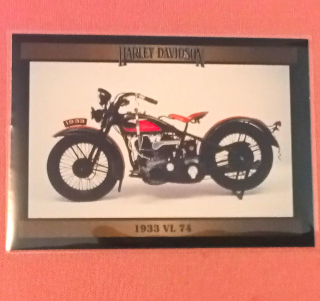 Harley-Davidson 1933 VL 74 Base Set Non-Sport Trading Card #130 English
