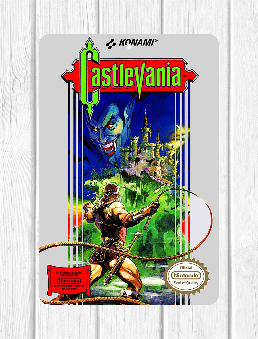 CASTLEVANIA NES GAME BOX ART CUSTOM 8\
