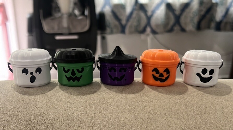 Mini McDonald’s Halloween Buckets ~ Set of 5 ~ 3D printed