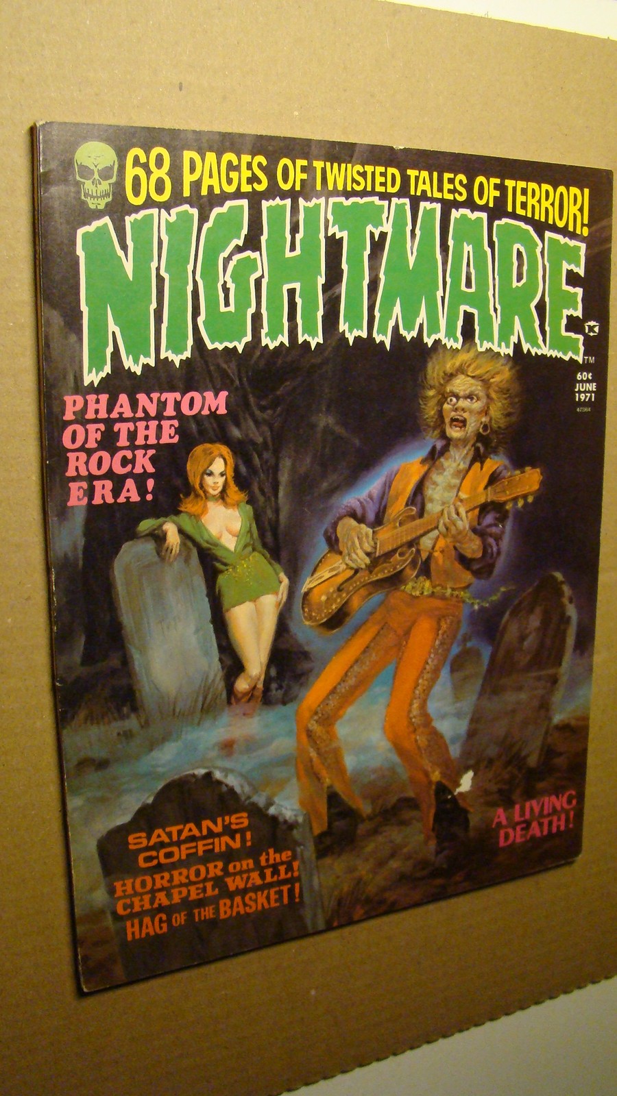 NIGHTMARE 4 *SOLID* SCARCE SKYWALD ZOMBIE ROCKER SATAN\'S COFFIN CREEPY EERIE