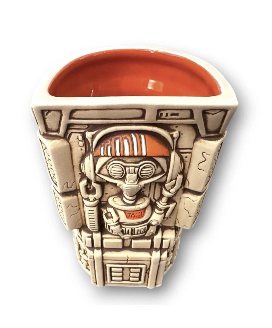 Star Wars Galaxy's Edge Oga's Cantina DJ Rex Ceramic Tiki Mug Star Wars Galaxy's Edge Oga's Cantina DJ Rex Ceramic Tiki Mug