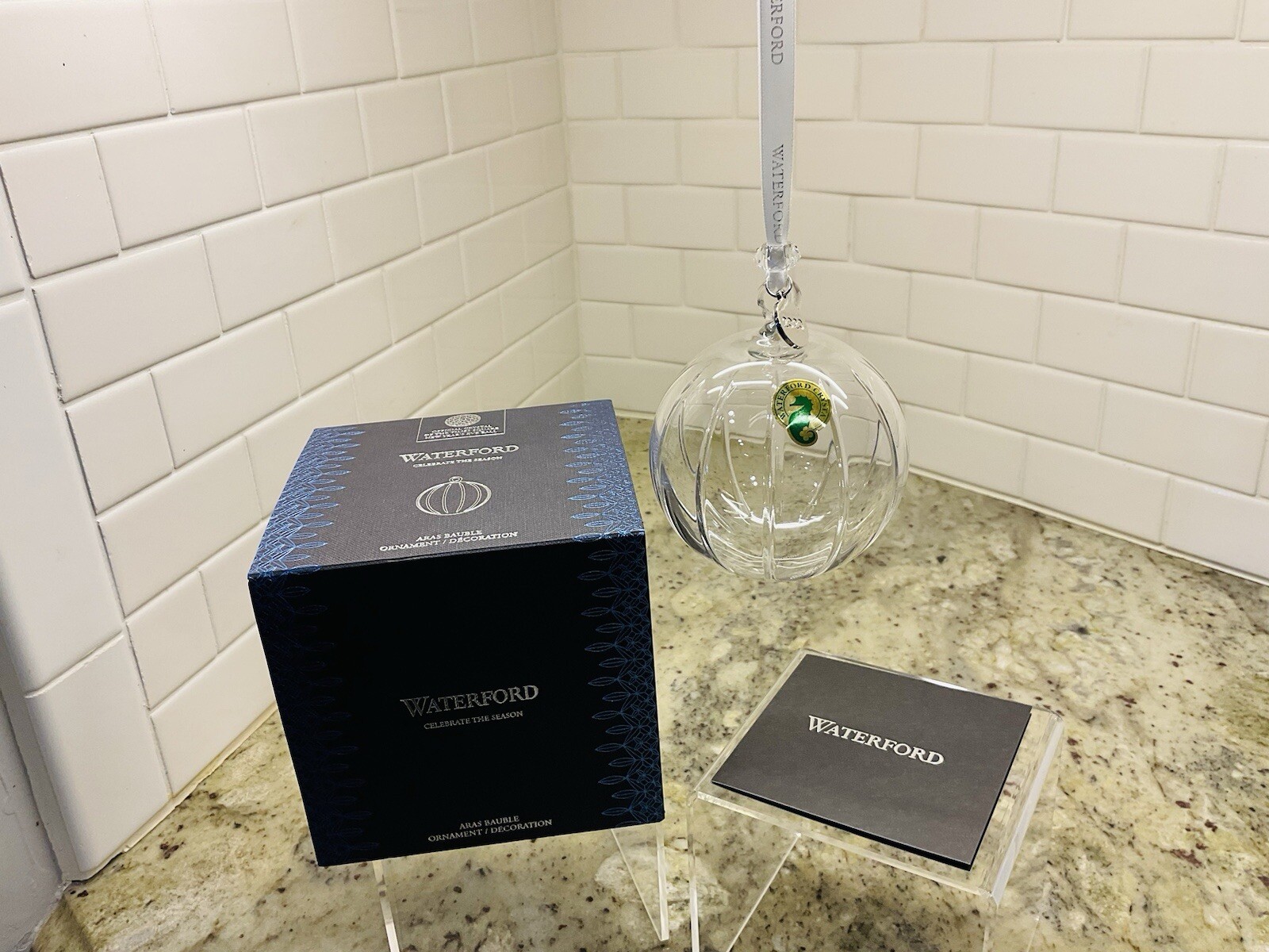 WATERFORD 2020 Aras Bauble Ornament 1055105