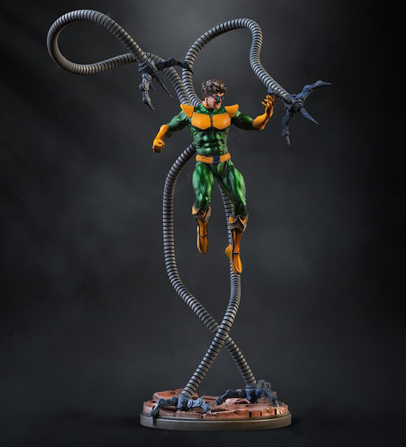 Dr. Octopus Resin Sculpture Statue Model Kit    Spider-man Unpainted/Unassemble 