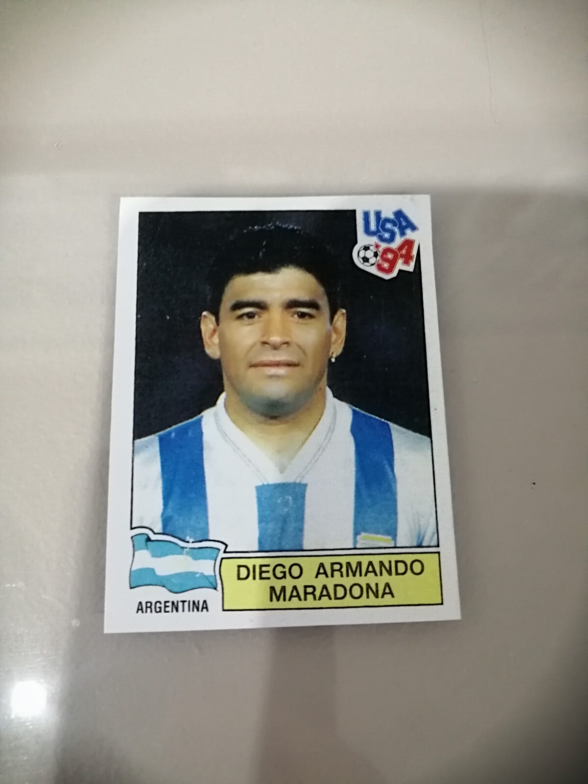 Diego Armando Maradona Sandwiches Usa Figures '94 Sticker Read Description 