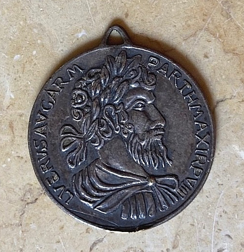 COS.II SC PATHMAXIRPV LVERVSAVGARM PENDANT (SYMBOL OF ROMAN HISTORY & ART) 1890s