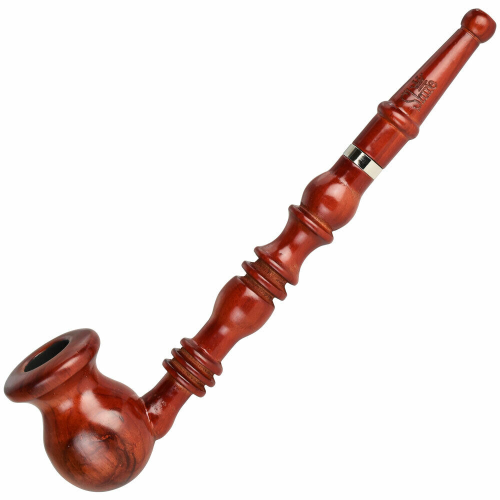 Pulsar Shire Pipes Vase Bowl Churchwarden Cherry Wood Pipe - 9\