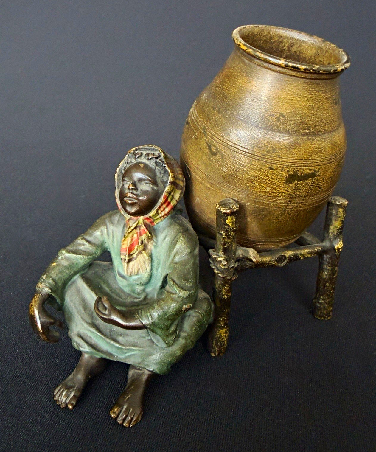 Antique Bronze Vienna figurine