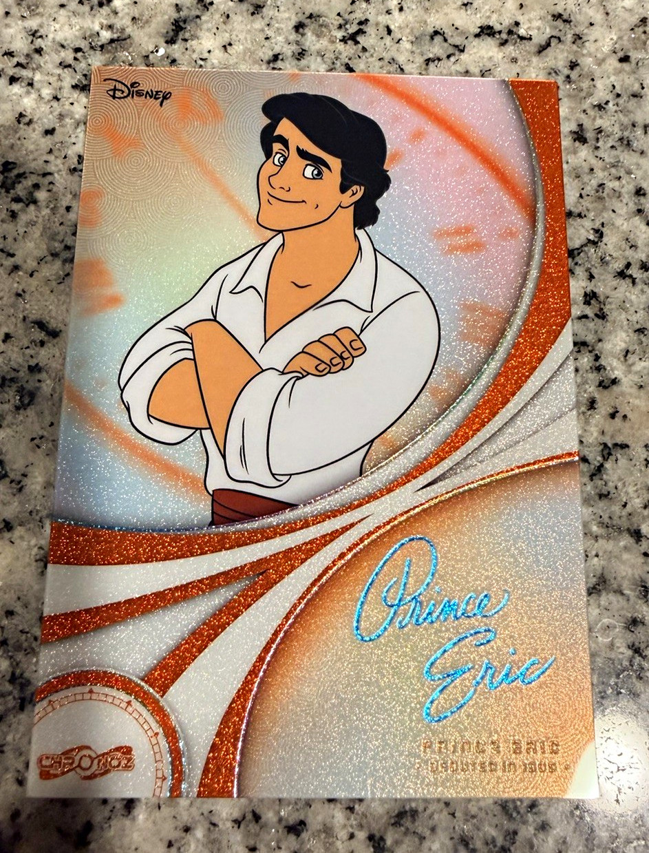 2026 ChronoZ Disney Legacy Prince Eric Orange Script Art CDL-SSO-23 19/30