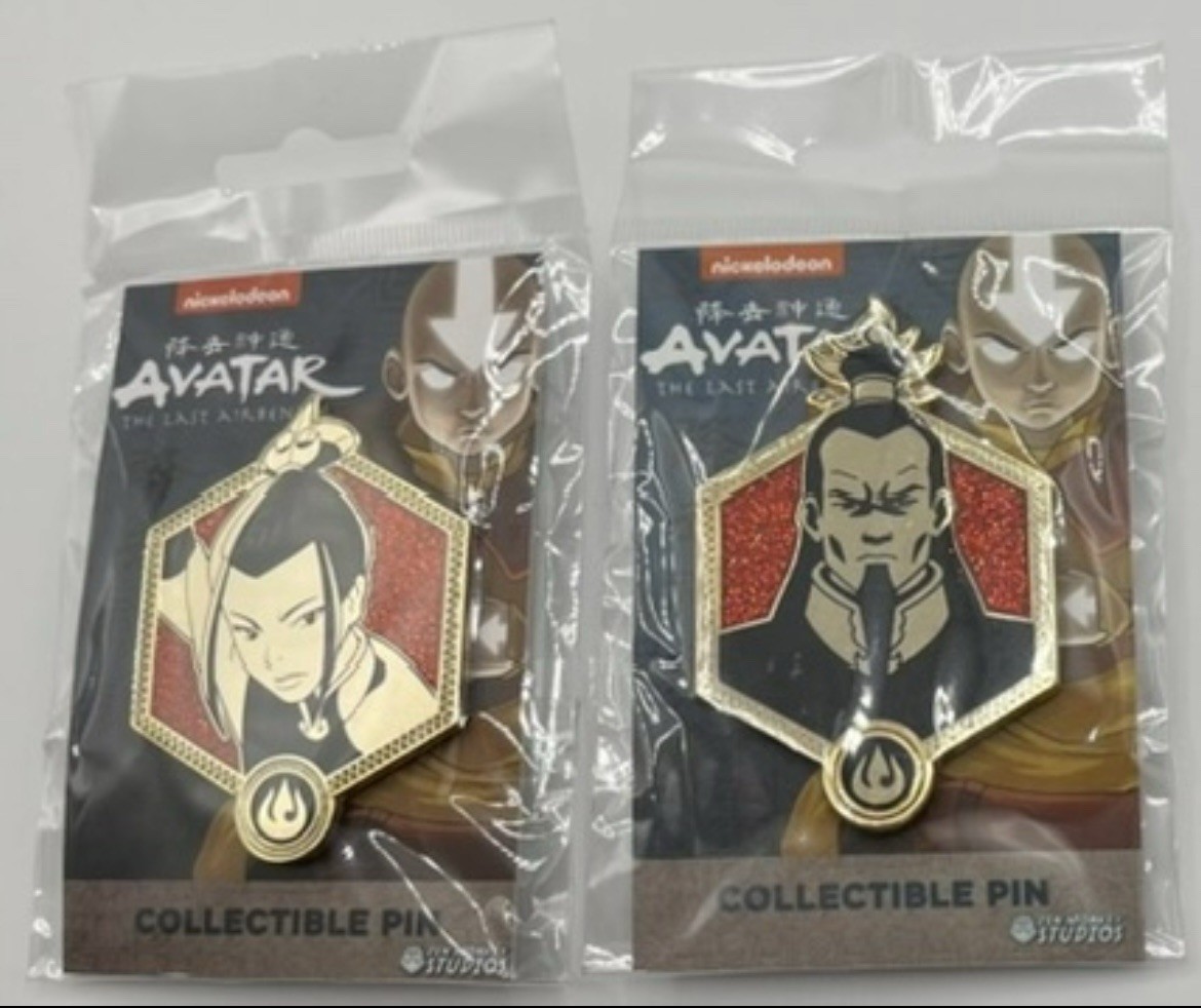 Avatar The Last Airbender Azula & Ozai Golden Series Enamel Pin Zen Monkey Lot