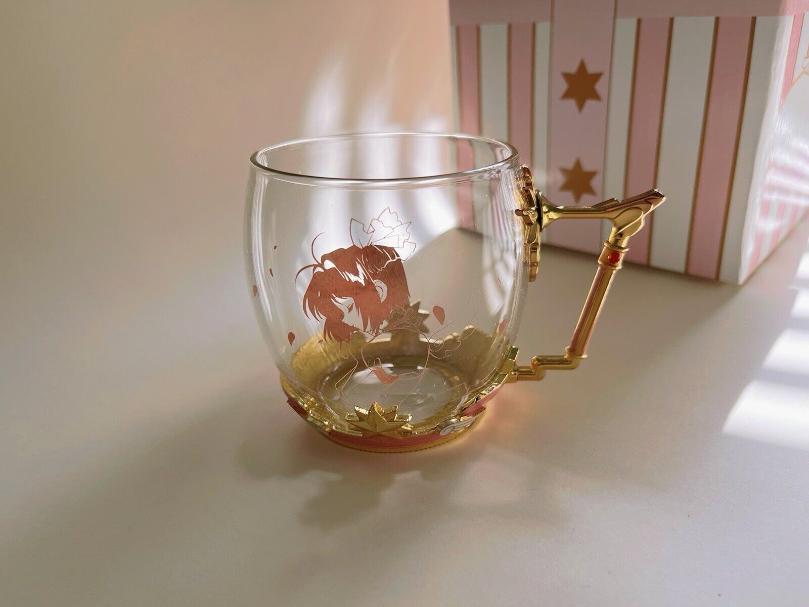 Sakura cardcaptor glass cup