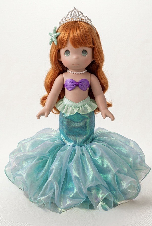 Disney Ariel Mermaid 12 inch Precious Moments Collectible by Linda Rick