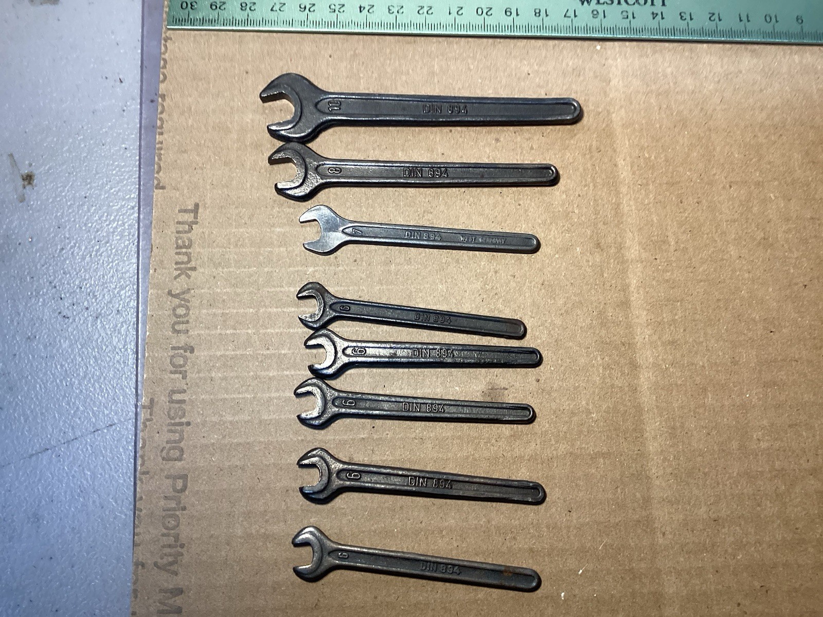 Vintage 5 Stubai Austria & 2 German Small Metric Wrench’s. 7 Total
