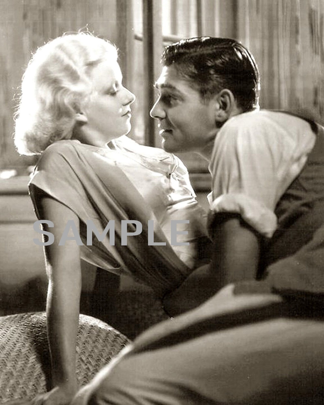 1932 JEAN HARLOW & CLARK GABLE in RED DUST Photo   (221-P )