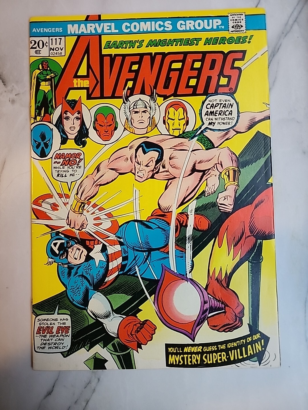 Avengers 117-1973 Marvel Comics Submariner