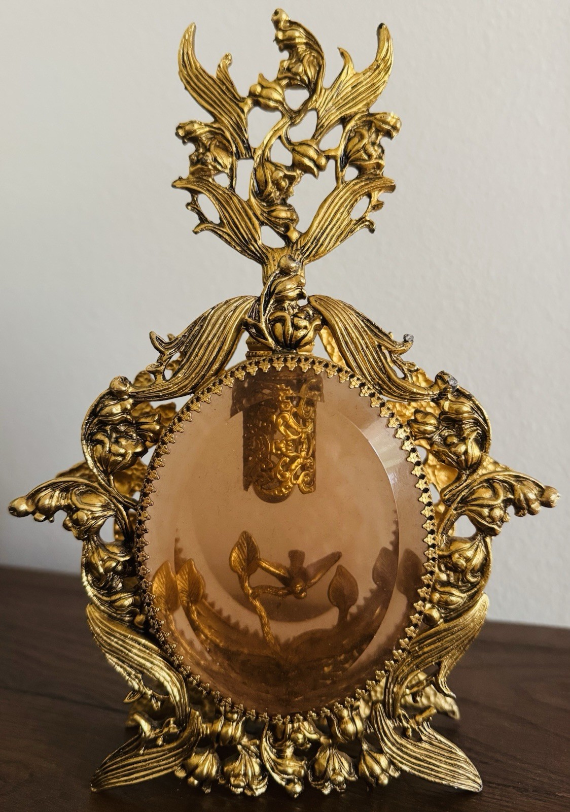 Antique 9.5” Ormolu Perfume Bottle Antique 9.5” Ormolu Perfume Bottle