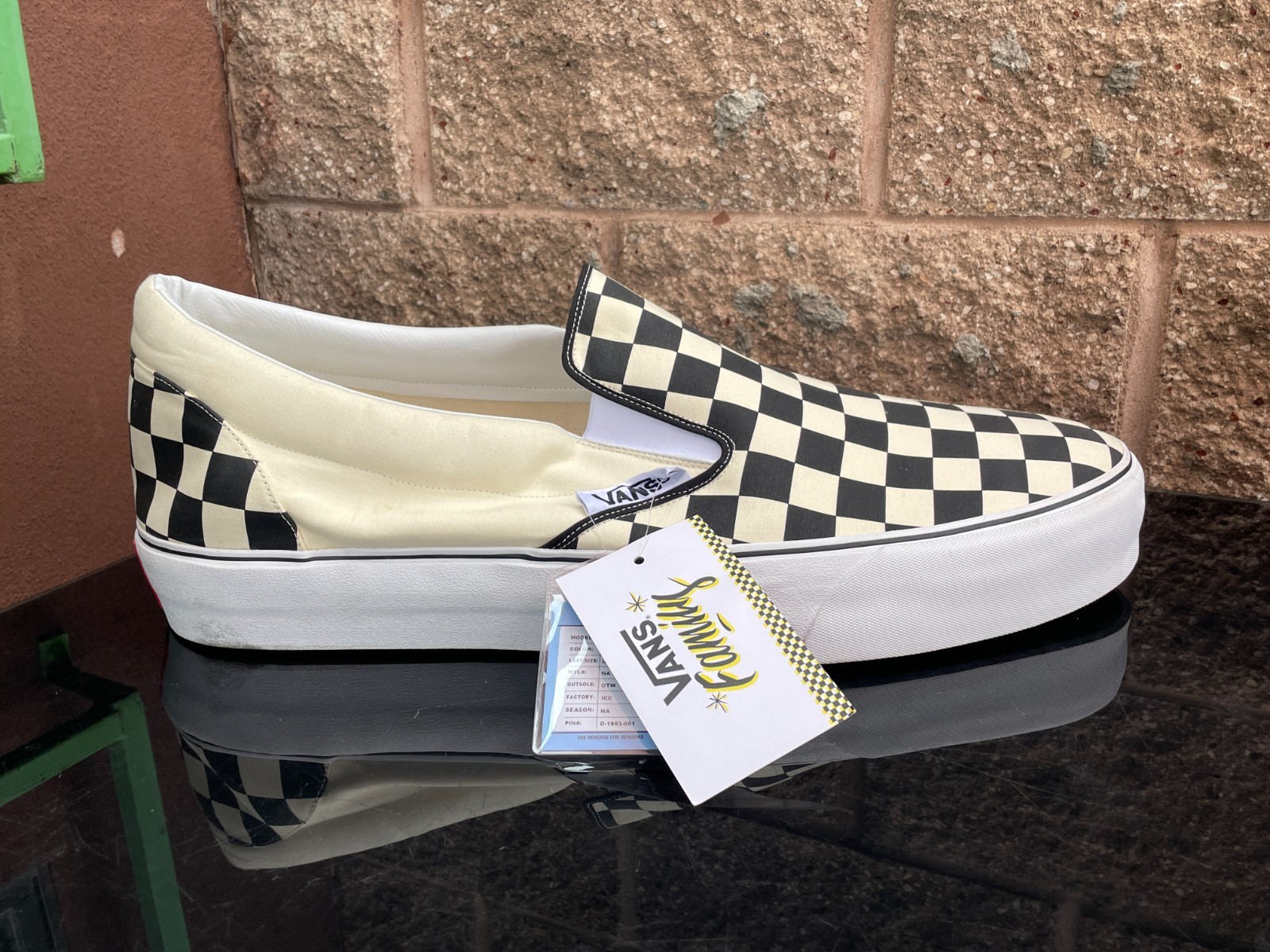 Original vintage vans checkerboard shoes sz 66 \