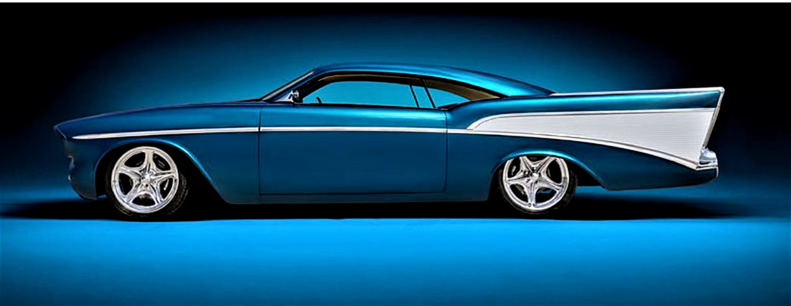 57Chevy1957Chevrolet1955Vintage55Mid Century Atomic Modern Jet Space Age Car