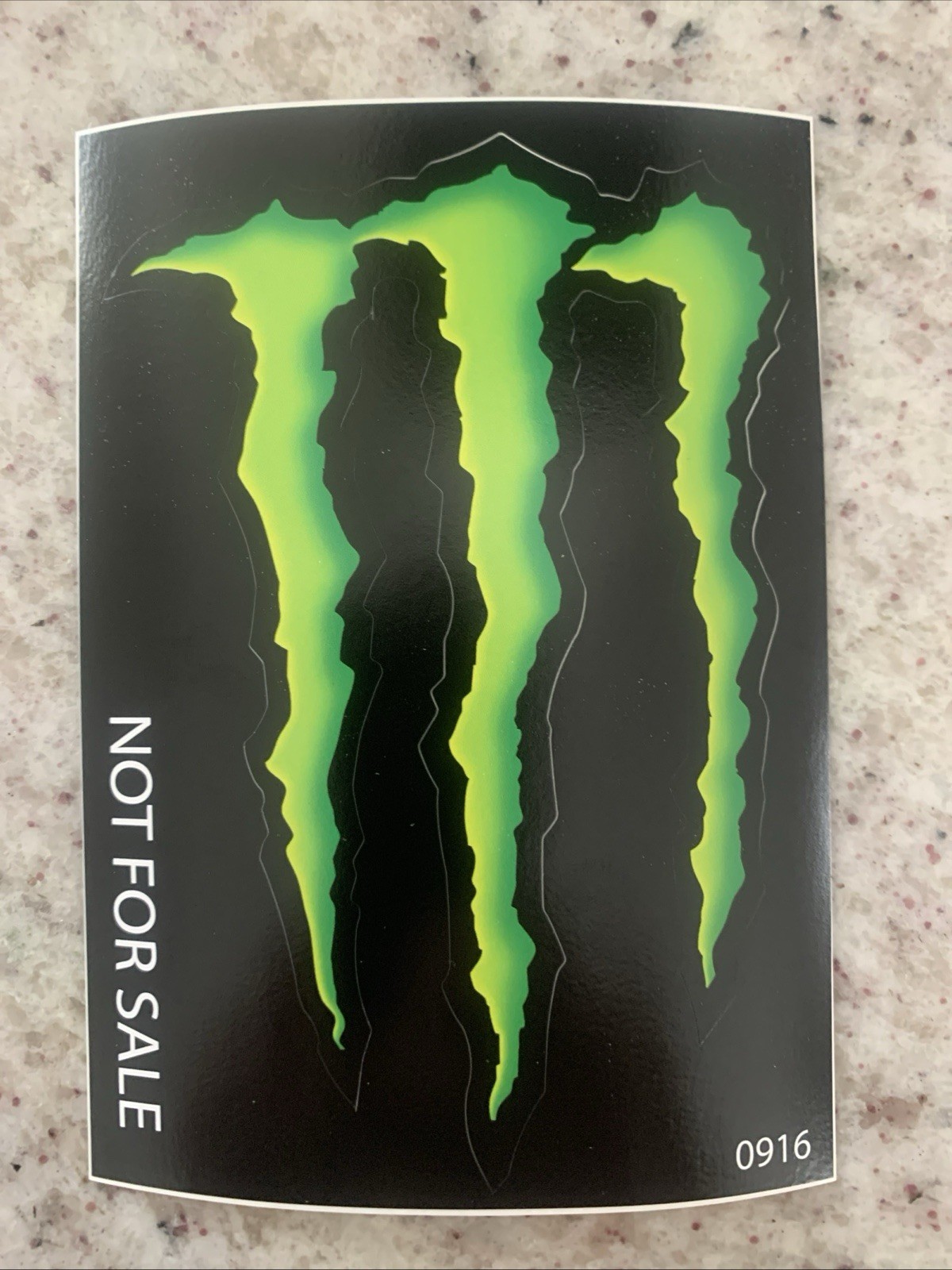 Monster Energy Claw Logo Decal 5”x3.75” LARGE STICKER - 5 Pack