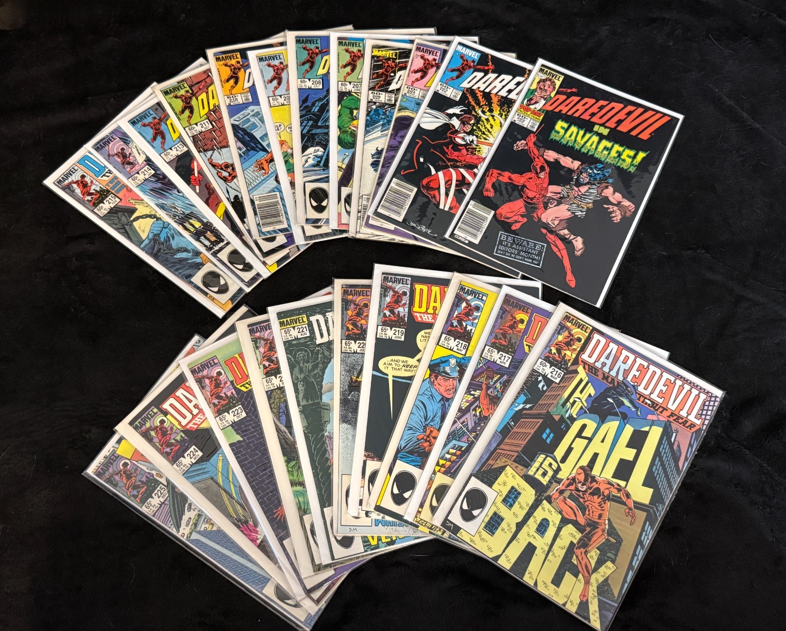 Daredevil HUGE LOT #202-225 Near Complete Run Frank Miller Kingpin Black Widow