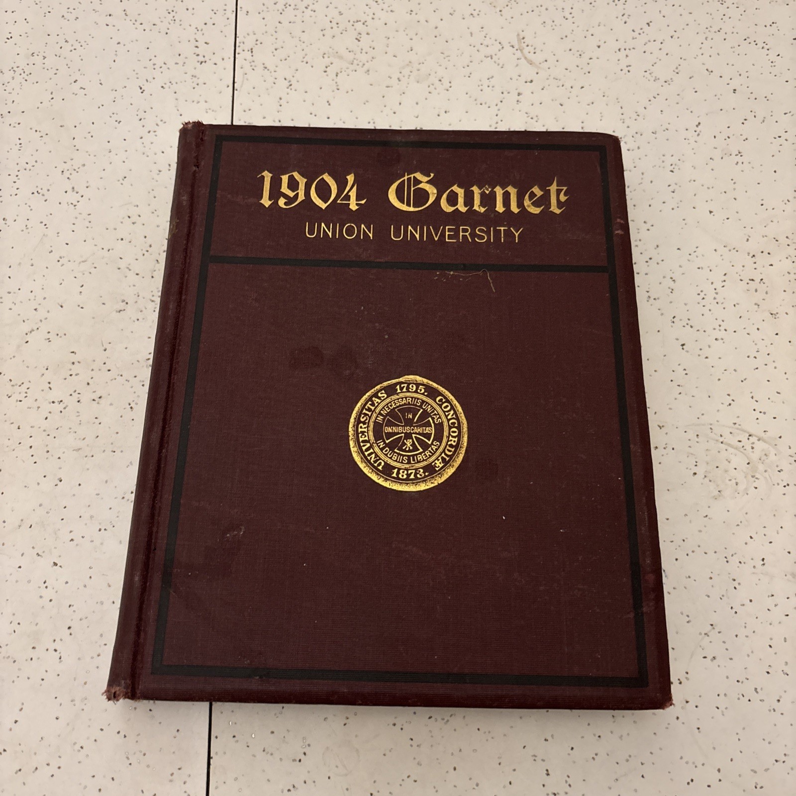 Vintage 1904 Union College Garnet Yearbook Schenectady NY