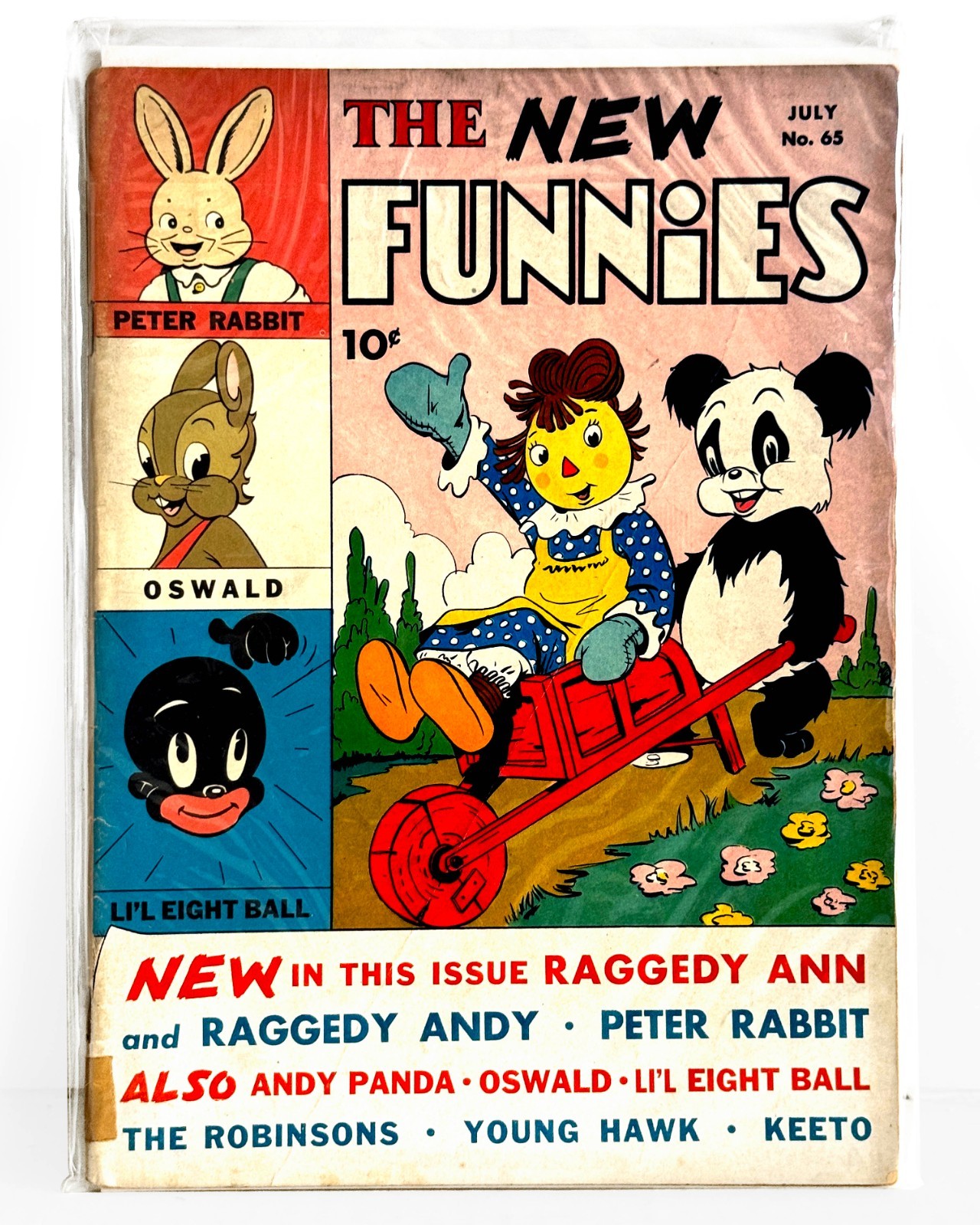 The New Funnies Comic Book #65 (Dell Comics, 1942) 1st Andy Panda  Harrison Cady