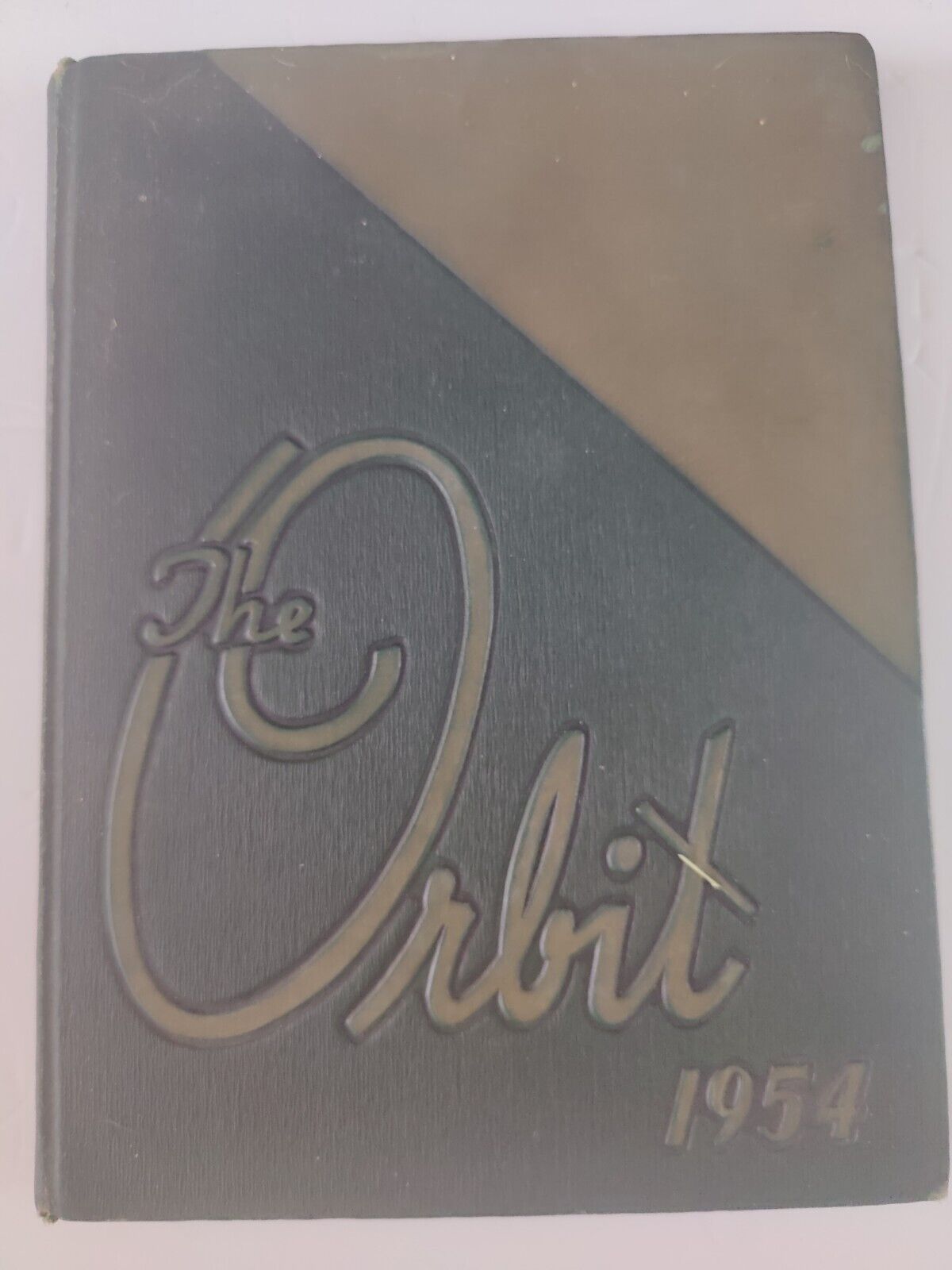 1954 Orbit Yearbook Vintage Roosevelt High Hyde Park, New York