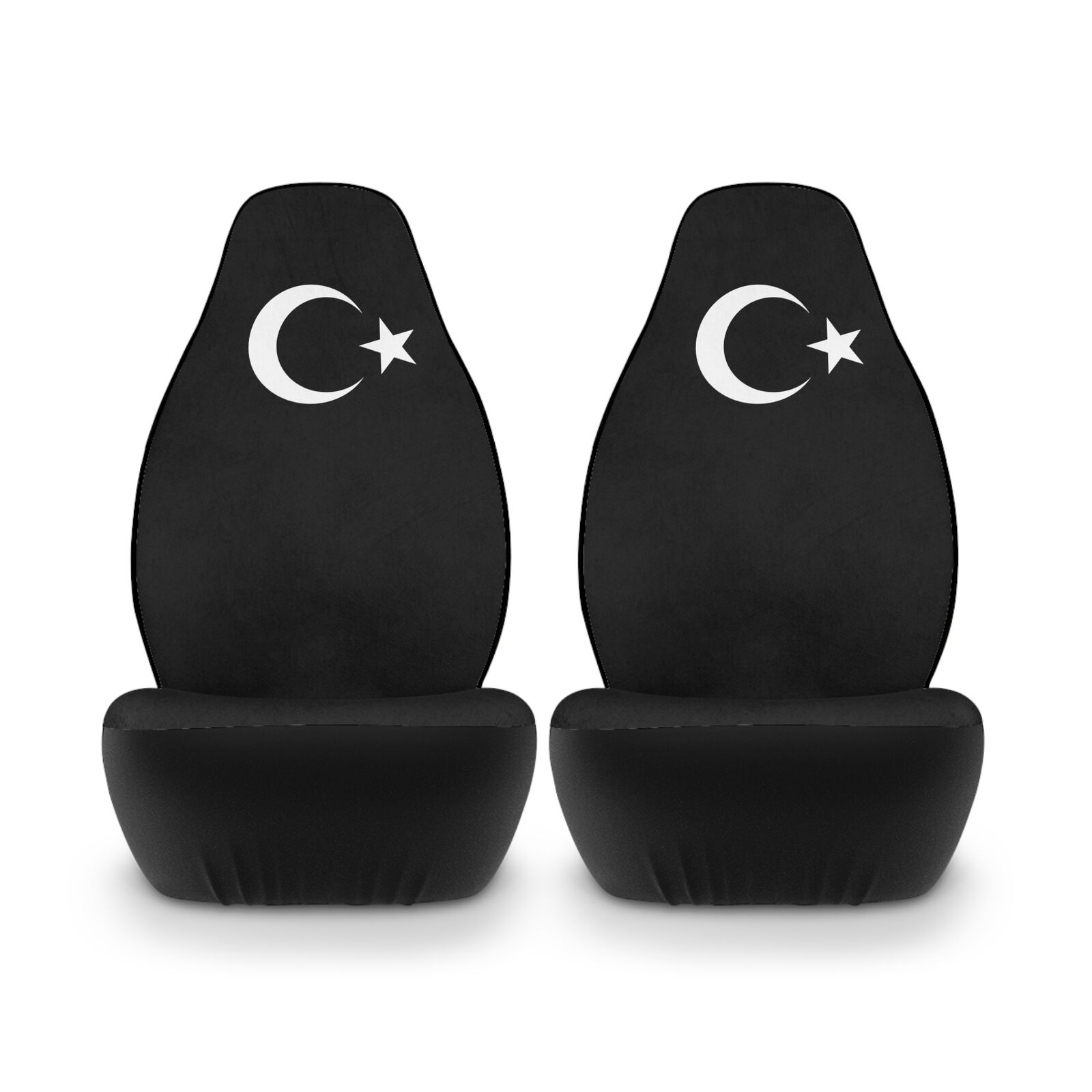 Turkish Logo Car Seat Cover (White)
