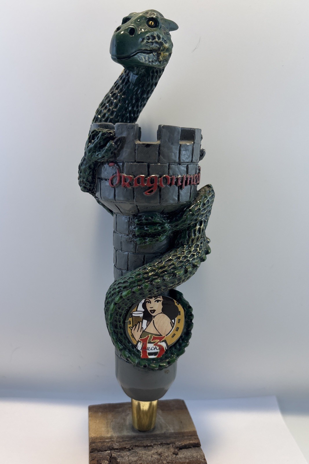 Beer Tap Handle Dragon Mead Lucky 13 Beer Tap Handle Figural Beer Tap Handle