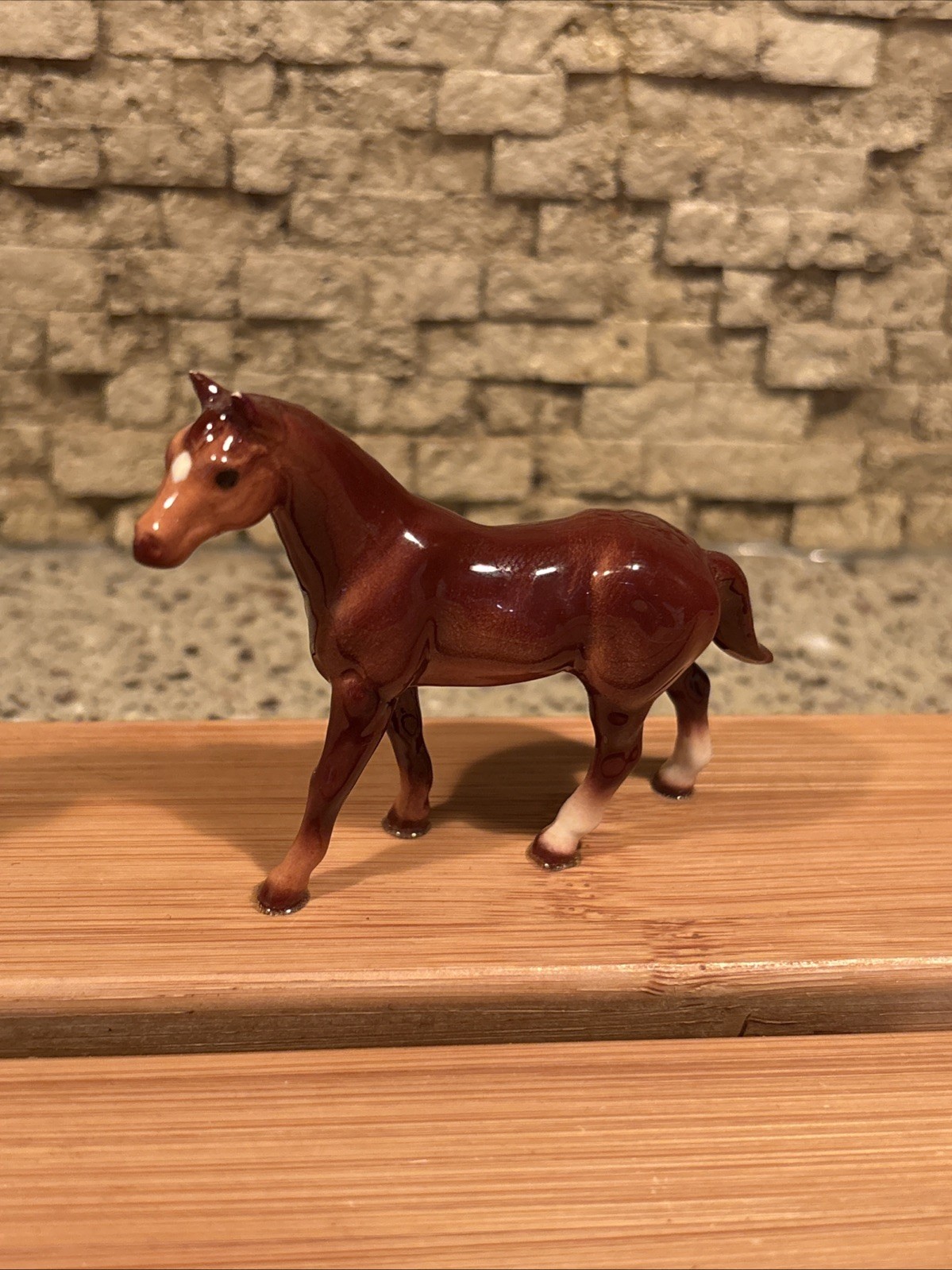 Vintage Hagan Renaker Brown Horse Ceramic Collectable Figurine 