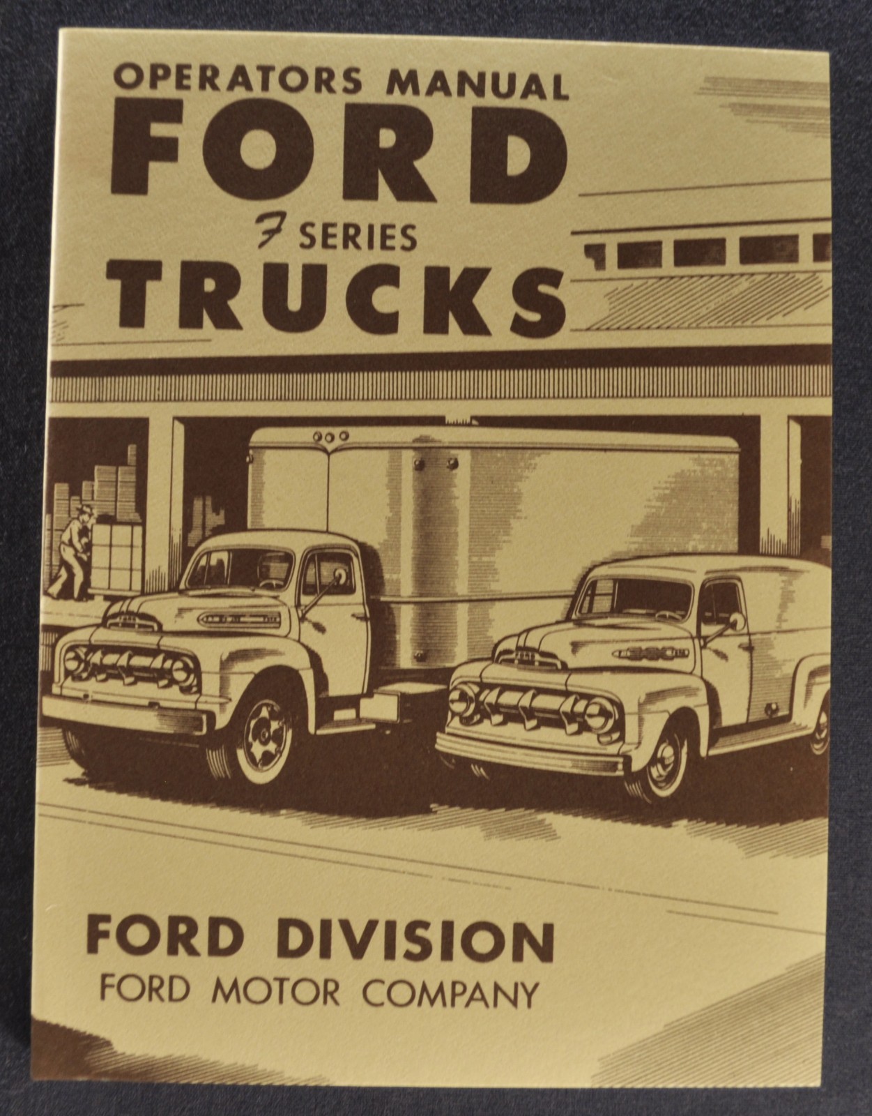 1951 Ford Truck Owners Manual Pickup Panel Stake F-1  thru F-8 Reprint