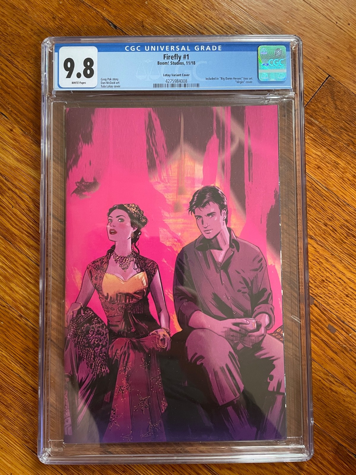 Firefly #1 - CGC 9.8, Lotay virgin variant (Boom) - Serenity, Big Damn Heroes Firefly #1 - CGC 9.8, Lotay virgin variant (Boom) - Serenity, Big Damn Heroes