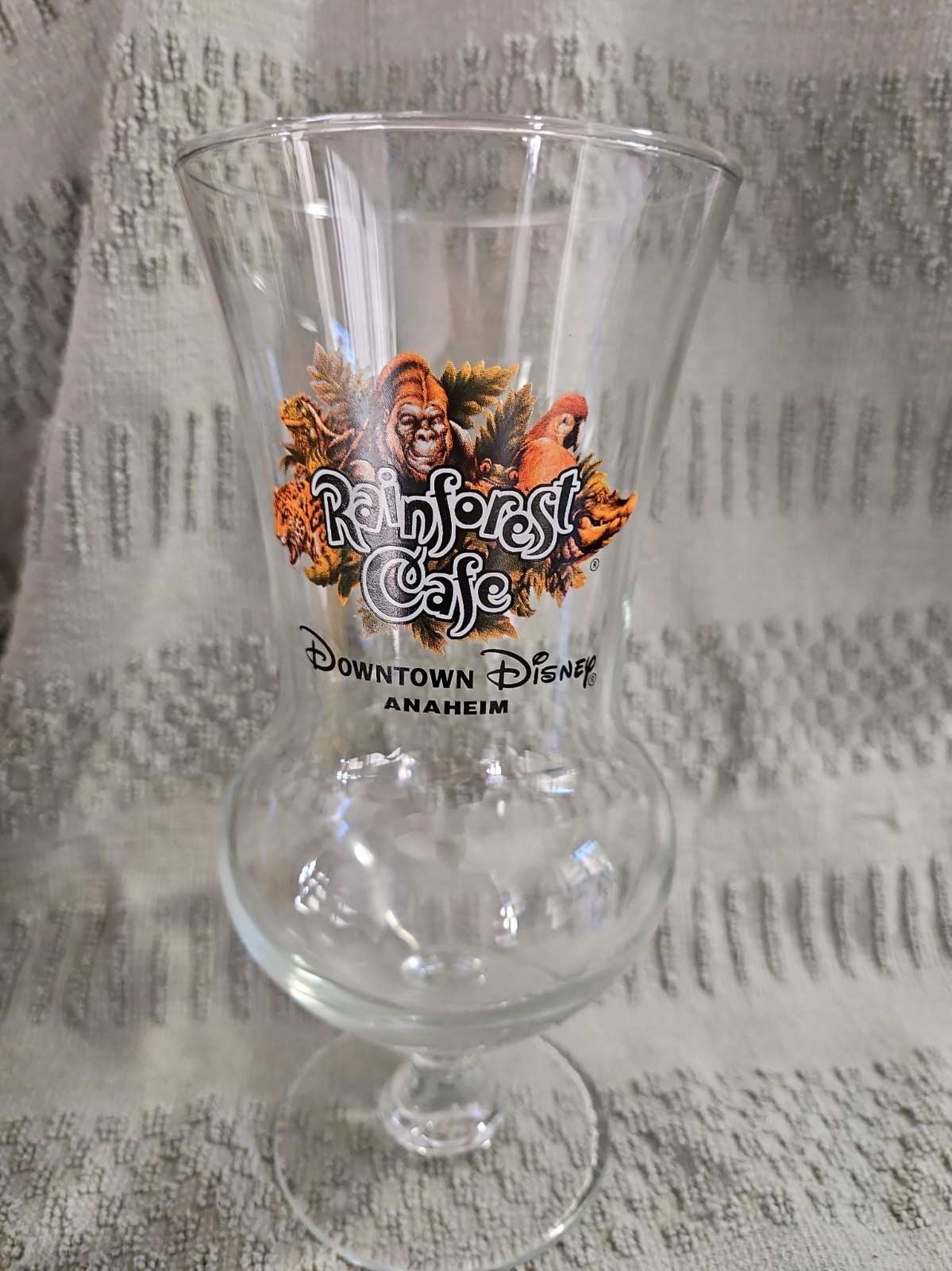 Rainforest Cafe Hurricane Glass - Downtown Disney Anaheim