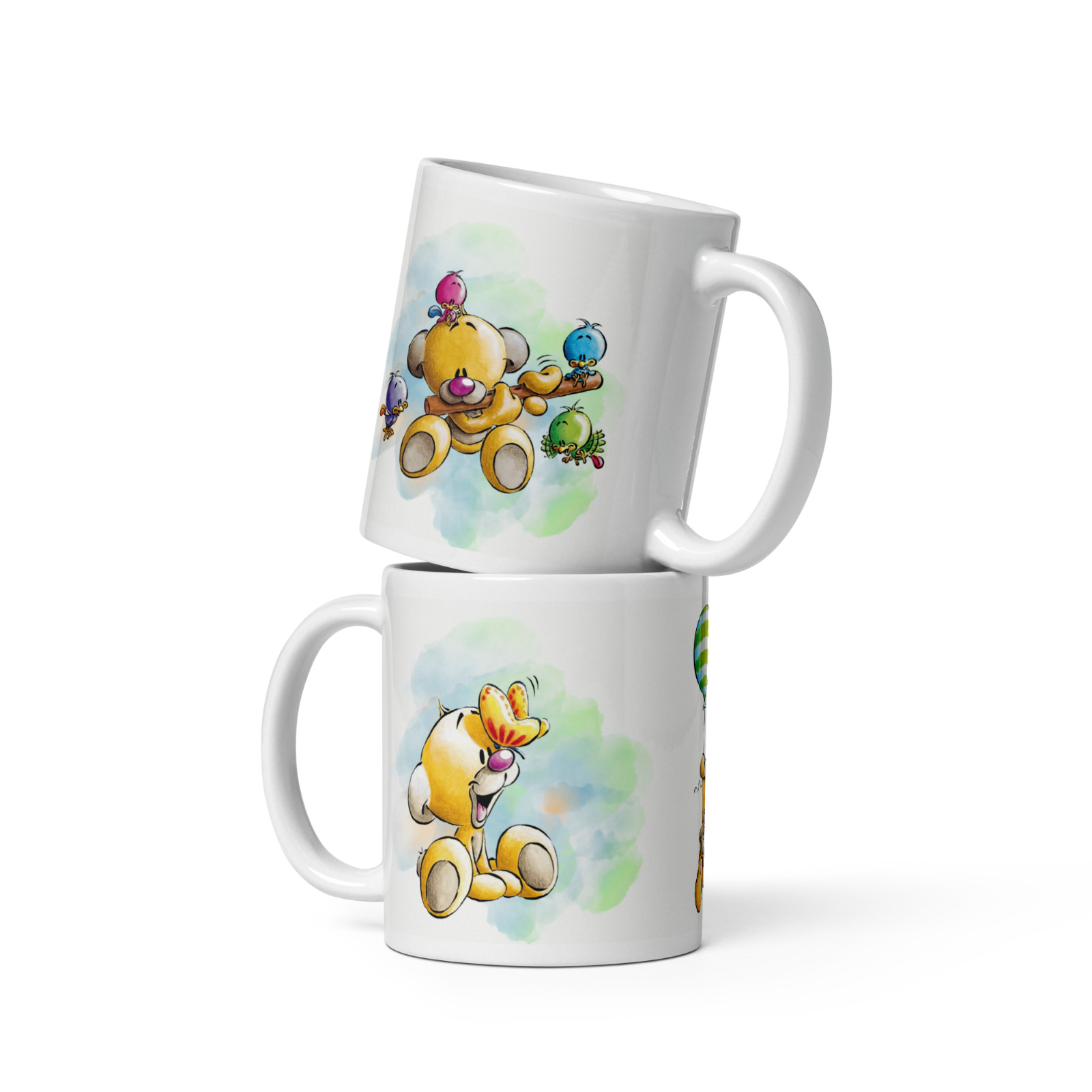 Pimboli Diddlina Diddl Bear Ceramic Coffee Mug 11oz Birthday Nostalgia Gift Xmas