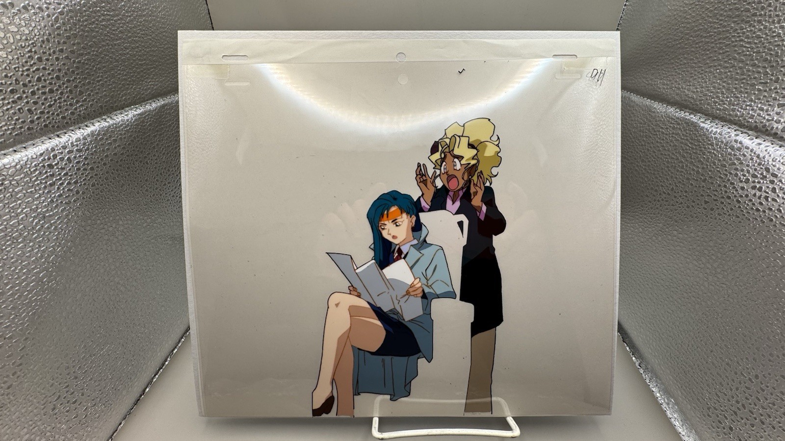 Tenchi Muyo Animation Cel of Mihoshi & Kiyone Original Production Art Anime Tenchi Muyo Animation Cel of Mihoshi & Kiyone Original Production Art Anime