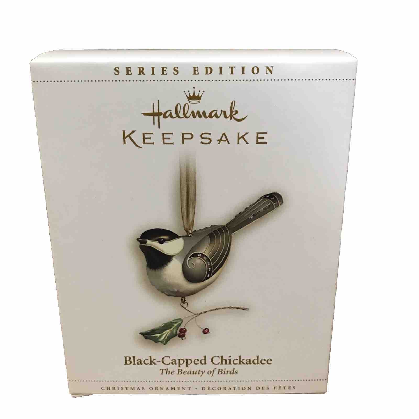 2006 Hallmark Keepsake Ornament Black Capped Chickadee The Beauty Of Birds #2