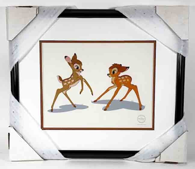 Disney\'s Bambi Framed Sericel, \