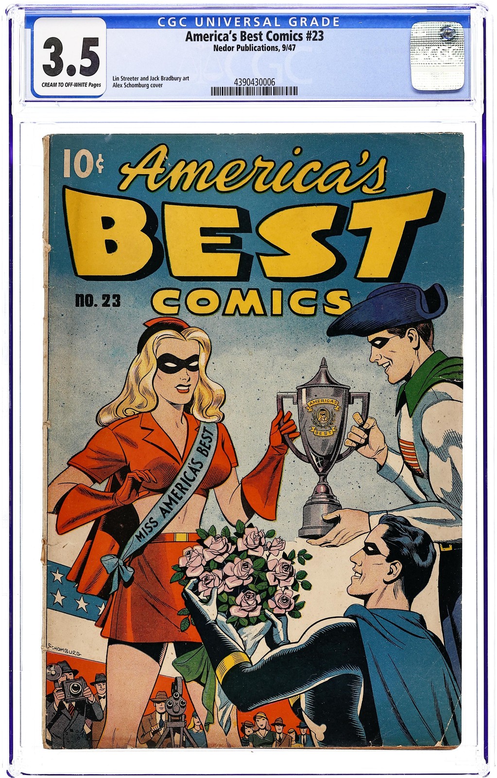 America\'s Best Comics #23 CGC 3.5 1947 4390430006
