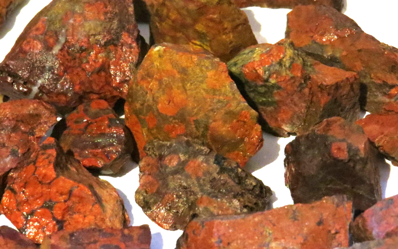 PRETTY LITTLE GEMS - Clearance Lot 4 lbs. Morgan Hill Poppy Jasper Mix