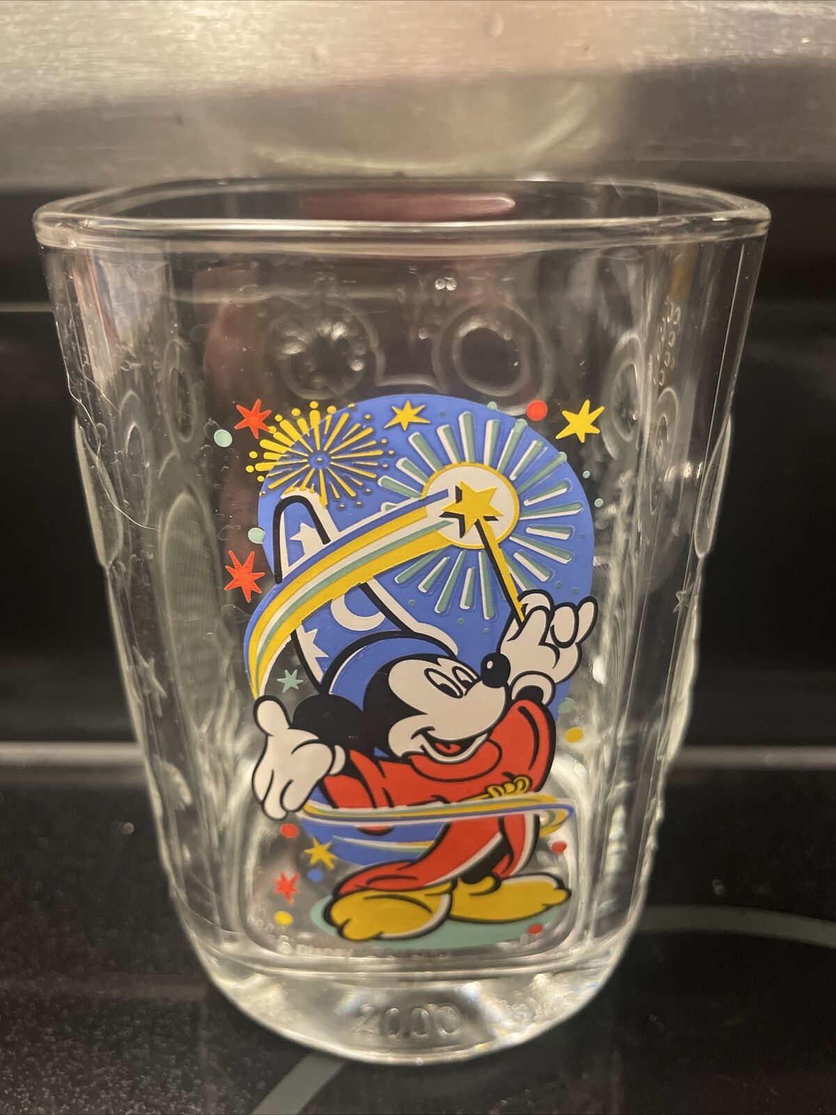 2000 McDonald’s Walt Disney Wild Epcot Magic Mickey Glass Cup