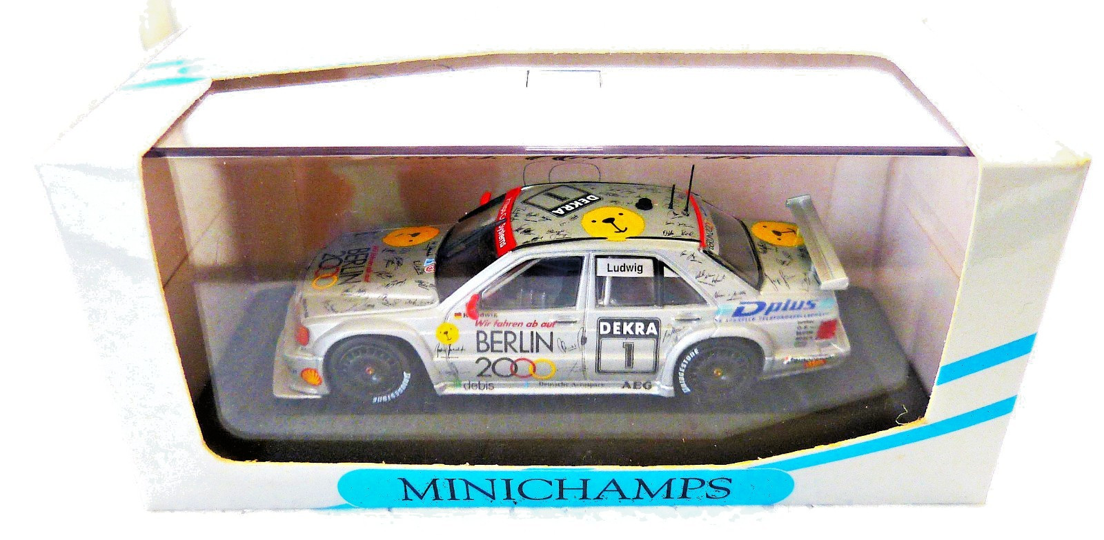 1:43 Minichamps/Pauls Model Art MERCEDES 190E KI .1  DTM 1993 Driver: K Ludwig