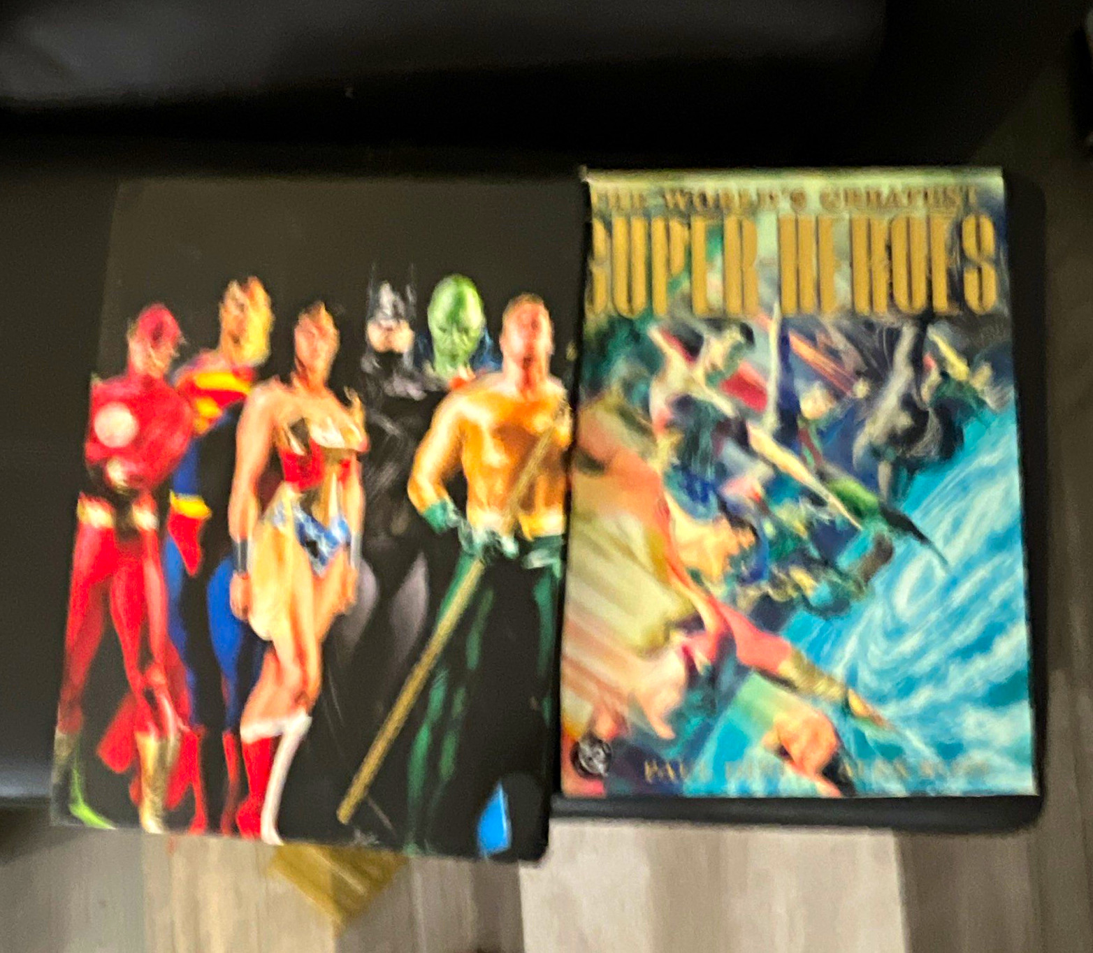 DC The World's Greatest Super-Heroes Slipcase Oversized Hardcover Alex Ross Dini