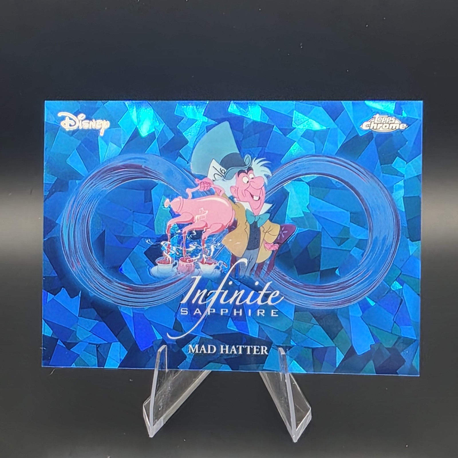 ​​2026 Chrome Disney Sapphire Mad Hatter Infinite Sapphire SSP CASE HIT #IS-10