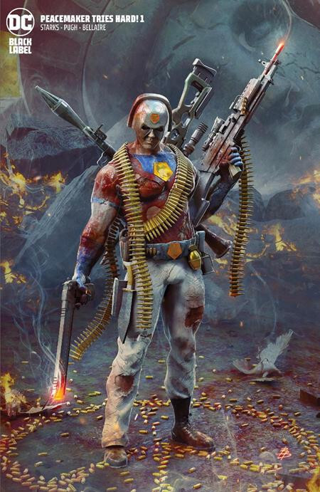 PEACEMAKER TRIES HARD #1 (BJORN BARENDS VARIANT COVER B)(2023) COMIC BOOK ~ DC