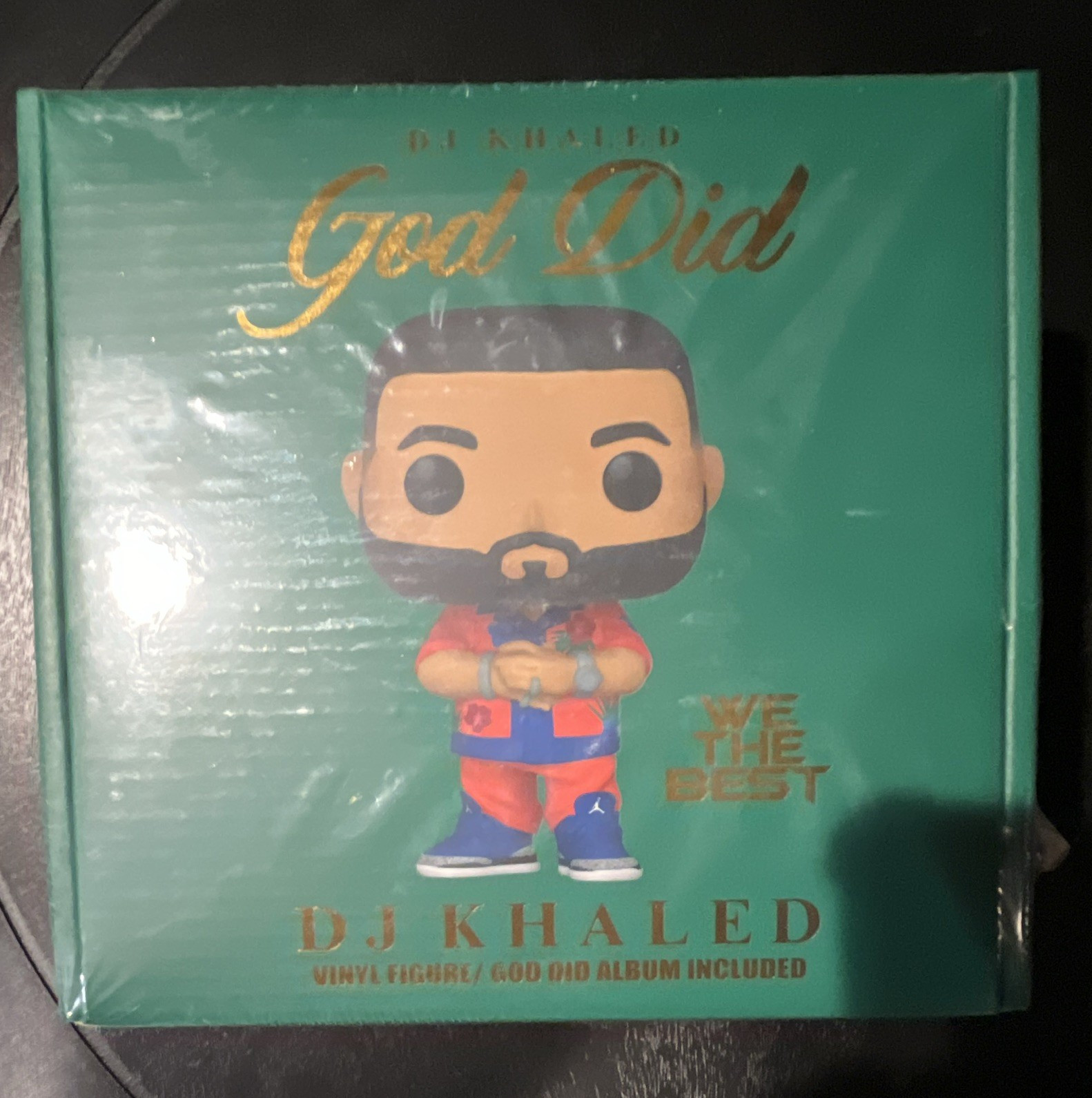 DJ Khaled God Did Vinyl Figure w/ Album Unopened Package ONLY 500 MADE