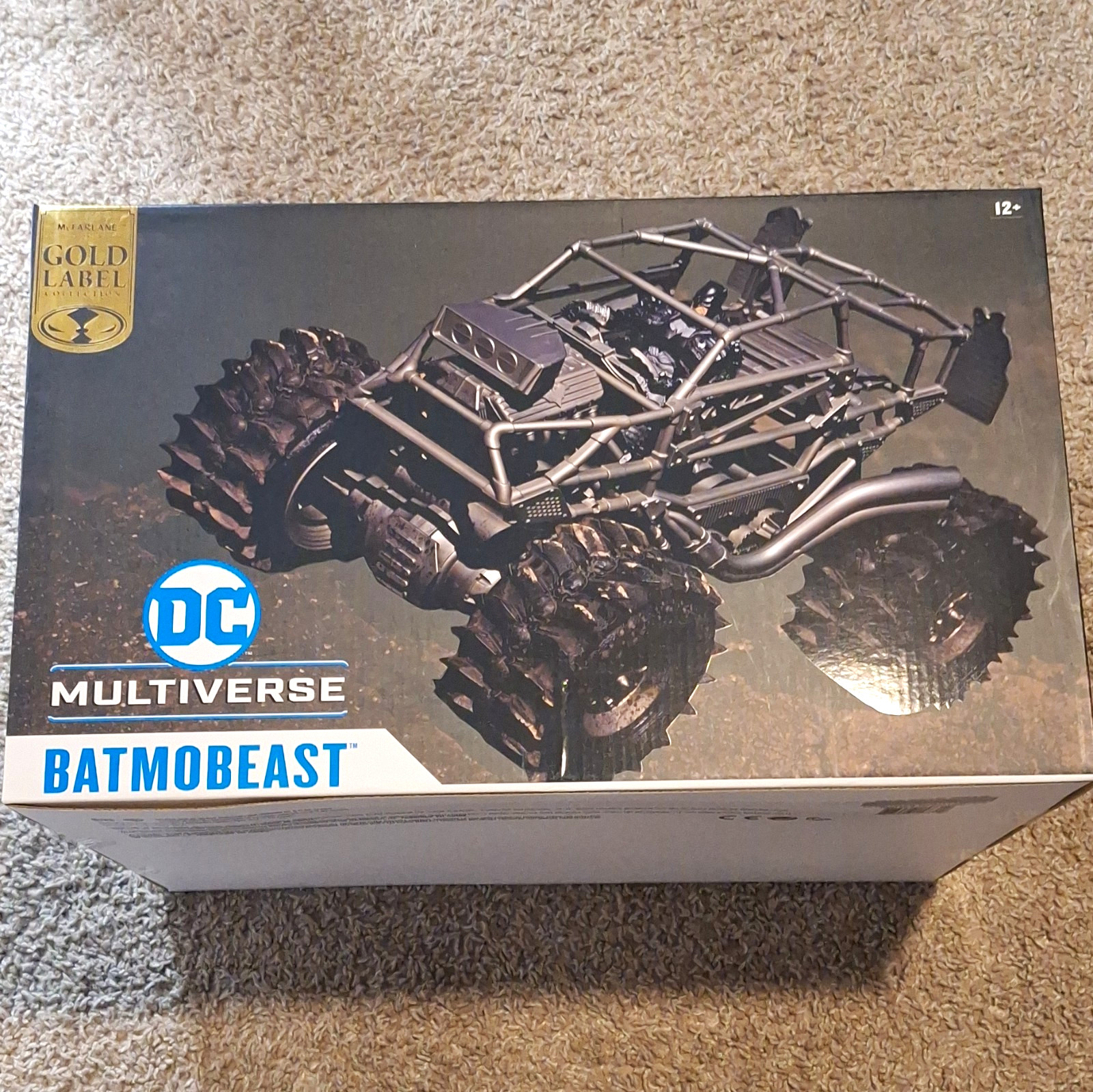 McFarlane DC Multiverse Dark Nights Batmobeast Batman Vehicle Gold Label Sealed