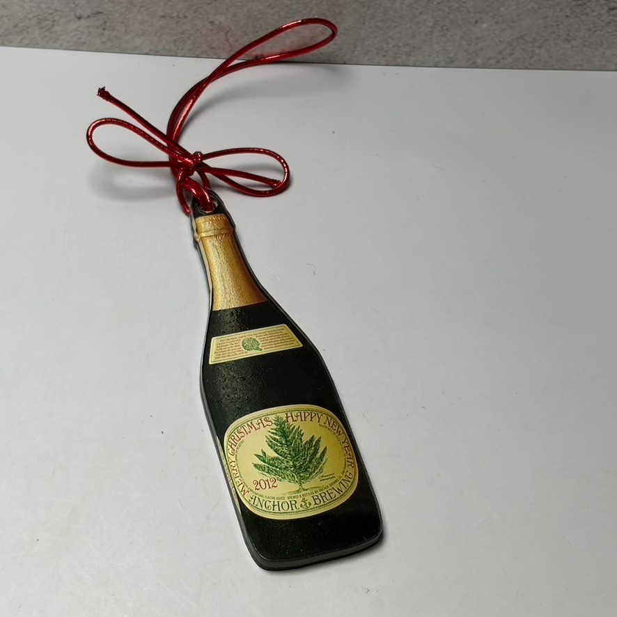 NEW Anchor Steam Beer Anchor Brewing Co 2012 Advertising Christmas Ornament