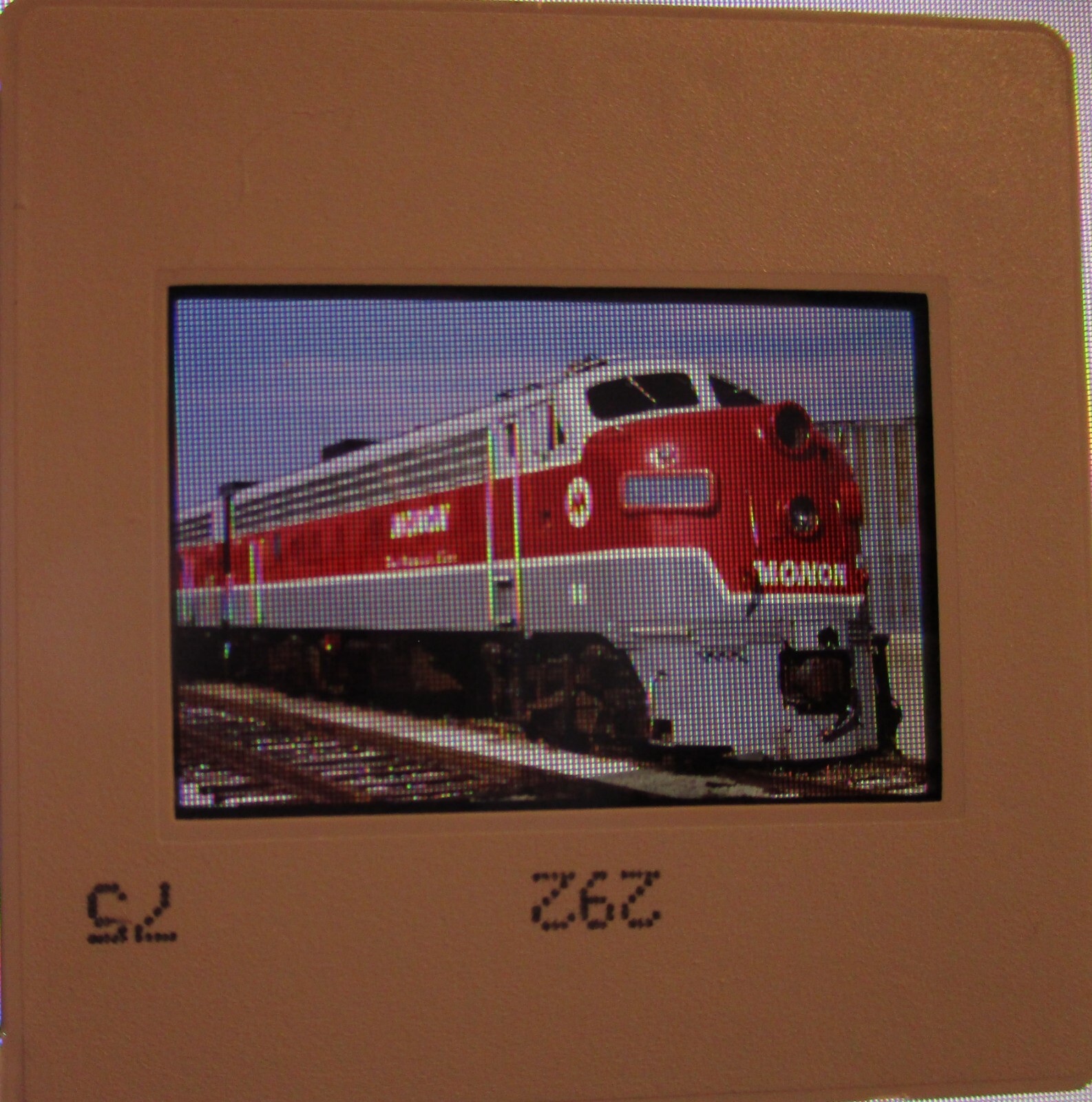 Vintage Railroad - Monon 75 -  The Hoosier Line-  train - Pakon - Film Slide